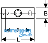 Geberit Befestigungsplatte