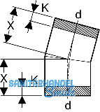 Geberit PE Bogen mit groem