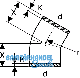 Geberit PE Bogen mit groem