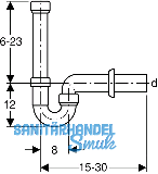 Geberit Fertigablauf in PP f Wasch- u