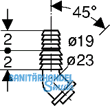 Geberit Winkel-Schlauchtlle