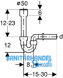 Geberit Fertigablauf in PP weiss fr