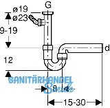 Geberit Fertigablauf 1teilig in PP