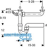 Geberit Fertigablauf 2teilig in PP