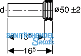 Geberit PE Ablaufmanschette f Stutzen