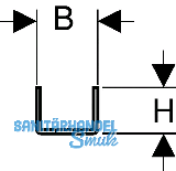 Geberit Pluvia Verbinder MPC massiv f.