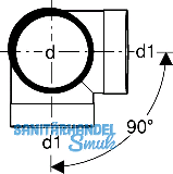 Geberit Silent-db20 Eck-Abzweiger