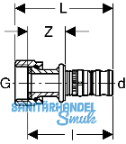 Geberit Mepla Verschraubung zu