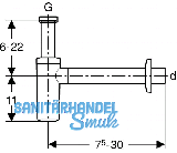 Geberit Direktsiphon fr Waschtisch