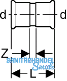 Geberit Mapress C-Stahl Muffe