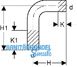 Geberit Mapress C-Stahl Passbogen