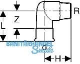 Geberit Mapress C-Stahl bergangsbogen