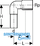 Geberit Mapress Edelst.�bergang 90G m.IG