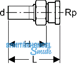 Geberit Mapress Edelstahl bergangsv