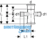 Geberit Mapress Kupfer Kreuzstck