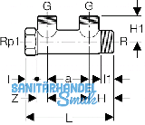 Geberit Mepla Verteiler 2-fach