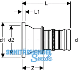Geberit Mepla Vorpressbund d 75
