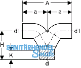 Geberit Silent-db20 Hosen-T-Stck