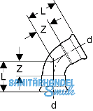 Geberit Mapress Edelstahl Bogen