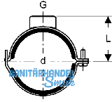 Geberit Silent-db20 Rohrschelle