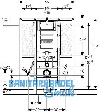 Geberit Duofix Montageelement f WC