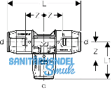 Geberit PushFit T-Stck d 20mm egal