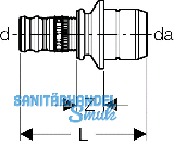 Geberit Mepla Steckberg. fr Verteiler