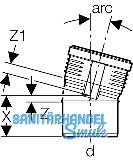 Geberit Bogen PP-MD 15G d32 390020