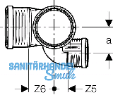 Geberit Abzw. PP-MD 87.5G d90/90/75 li