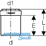 Geberit Reduktion PP-MD d50/40 kurz