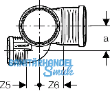 Geberit Abzw. PP-MD 87.5G d90/90/75 re