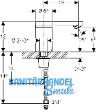 Geberit HyTronic 186 m.Mischer Batterie