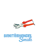 Revolverlochzange vernickelt mit sechs Pfeifen 220 mm