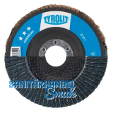 TYROLIT Schleiflamellenteller 2in1 Premium***gekr�pft � 125 mm Korn 60 Form 27A