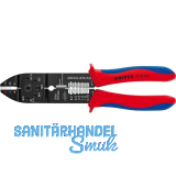 KNIPEX Crimpzange 9721 isolierte Kabelschuhe/-Verbinder 0,5-6 mm�, L=230 mm