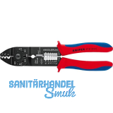 KNIPEX Crimpzange 9721C unisolierte Kabelschuhe/-Verbinder 0,5-6 mm�, L=230 mm
