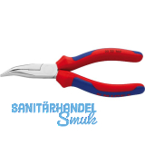 KNIPEX Langschnabelzange DIN 5745 gebogen 2K-Griff L�nge 160 mm