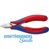 KNIPEX Elektronik-Seitenschneider 7752 DIN 9654 spitz-flach kleine Facette 115mm