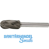 LUKAS HM-Fr�sstift Form C Walzenrund Kopf � 6 mm L 16 mm Zahnung 9 f�r Alu