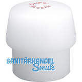 HALDER Schonhammer-Einsatz Kopf � 80 mm Super-Plastik wei�