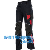 K�BLER Bundhose Bodyforce PRO 2125 schwarz/mittelrot 54
