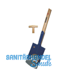 KRENHOF G�rtnerspaten geschmiedet mit T-Stiel Gr��e 180 x 290 mm