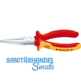KNIPEX VDE Langbeck-Flachzange DIN 5745 lange, flache Backen L�nge 160 mm