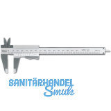 MITUTOYO Analog-Messschieber Momentklemmung Tiefenma� flach Messbereich 0-150mm