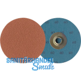 LUKAS Schleifblatt PSG 025 selbstspannend Normalkorund verst�rkt � 25 mm Korn 60