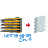 SOLIDO Cutter Set 5 x Cutter + 10 x Abbrechklingenbox 15-teilig