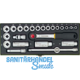 PROXXON Steckschl�ssel-Satz 3/8"vierkant mit Umschaltknarre 24-teilig