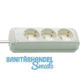 3 Fach Stromverteiler mit 1400 mm Kabel 3G 1.5