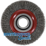 OSBORN Rundb�rste mit Bohrung 150 x 30 x 31,75 mm rostfreier Stahldraht gewellt