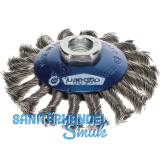 OSBORN Kegelb�rste mit Gewinde 115 x 15 x 20 mm Stahldraht gezopft